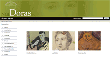 Tablet Screenshot of doras.nationalgallery.ie